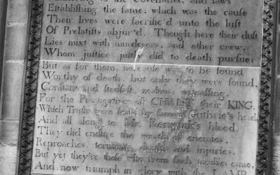 The Killing Times: Greyfriars’ Martyrs’ Monument